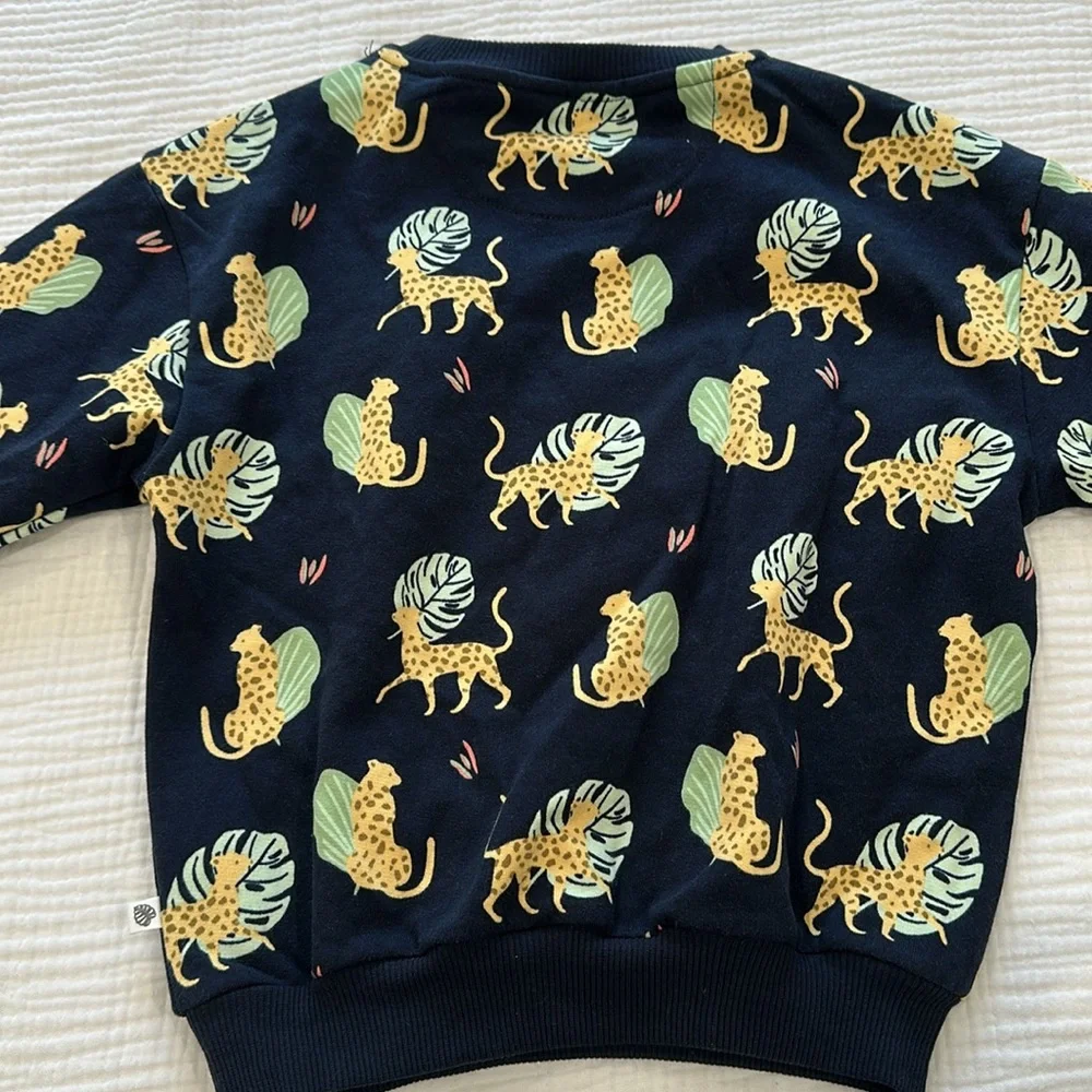 Morí Leopard print oversized sweater